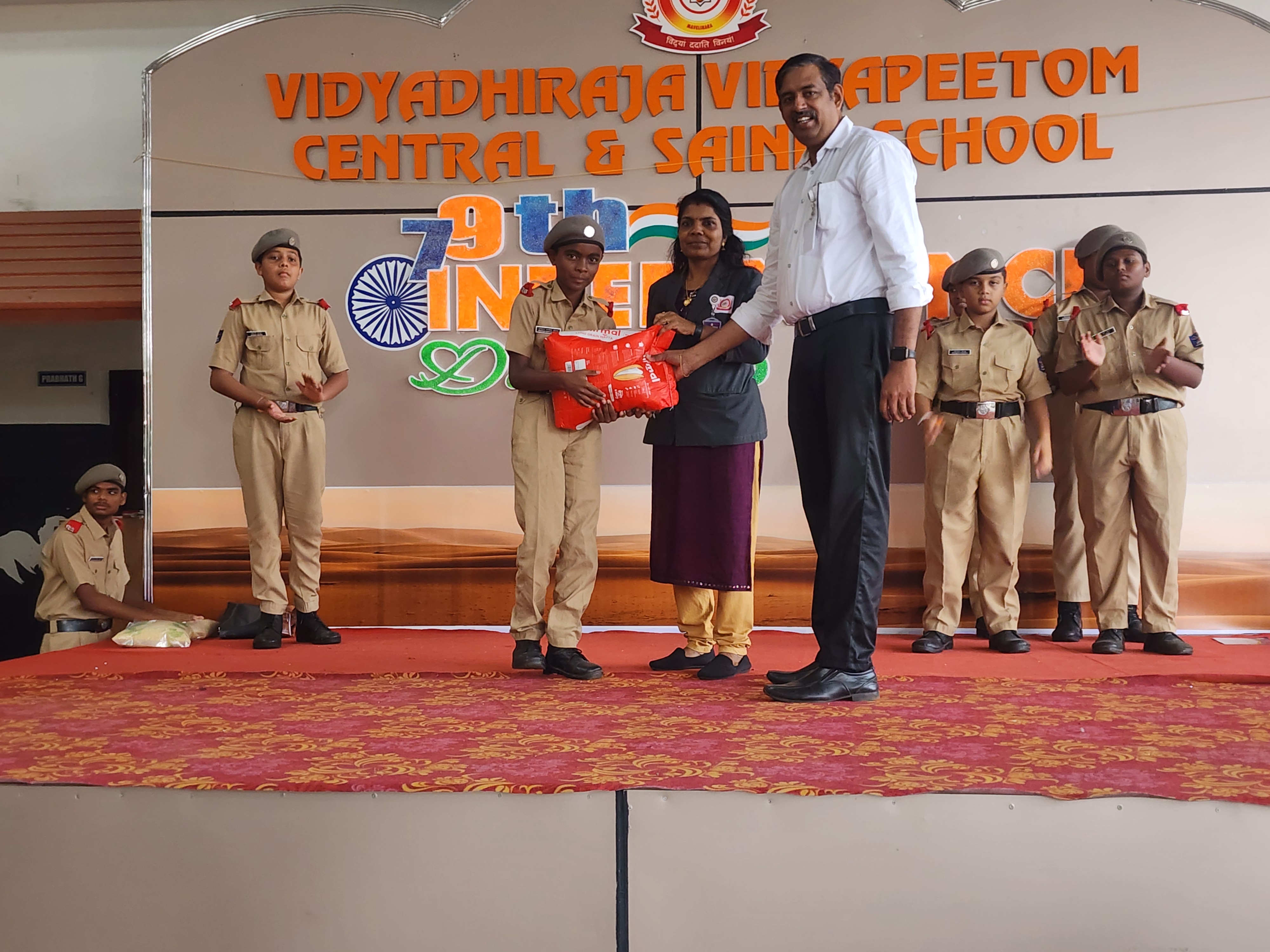 Community Service — Vidyadhiraja Vidyapeetom Sainik School